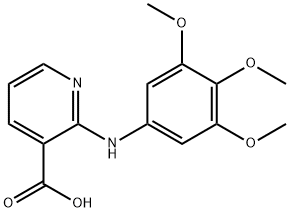 2-(3,4,5-Trimethoxy-phenylamino)-nicotinic acid 结构式