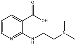 2-{[2-(Dimethylamino)ethyl]amino}nicotinic acid 结构式