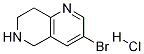 3-溴咪唑[1,2-A] 5,6,7,8-四氢-1,6-萘啶盐酸盐 结构式