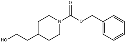1-CBZ-4-(2-羟乙基)哌啶 结构式