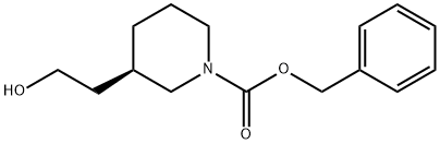 1-CBZ-3-(2-羟乙基)哌啶 结构式