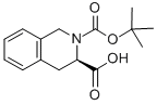 BOC-D-1,2,3,4-四氢异喹啉-3-羧酸 结构式