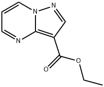 吡唑并[1,5-A]嘧啶-3-羧酸乙酯 结构式
