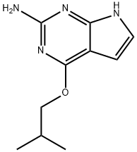 7H-Pyrrolo[2,3-d]pyrimidin-2-amine, 4-(2-methylpropoxy)- 结构式