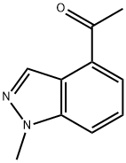 1-(1-甲基-1H-吲唑-4-基)乙烷-1-酮 结构式