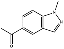 1-(1-甲基-1H-吲唑-5-基)乙酮 结构式