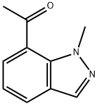 1-(1-甲基-1H-吲唑-7-基)乙酮 结构式