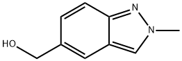 (2-甲基-2H-吲唑-5-基)甲醇 结构式