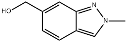 (2-甲基-2H-吲唑-6-基)甲醇 结构式
