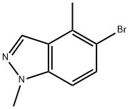 5-溴-1,4-二甲基-1H-吲唑 结构式
