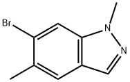 6-溴-1,5-二甲基-1H-吲唑 结构式