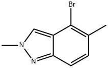 4-溴-2,5-二甲基吲唑 结构式