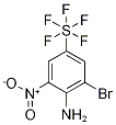 4-Amino-3-bromo-5-nitrophenylsulphur pentafluoride 结构式