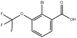 2-溴-3-(三氟甲氧基)苯甲酸 结构式