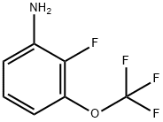 3-氨基-2-氟三氟甲氧基苯 结构式