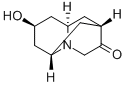 内-六氢-8-羟基-2,6-亚甲基-2H-喹嗪-3(4H)-酮 结构式
