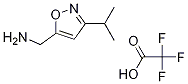 (3-异丙基异噁唑-5-基)甲胺2,2,2-三氟乙酸 结构式