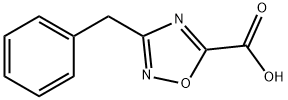 3-苄基-1,2,4-恶二唑-5-羧酸 结构式