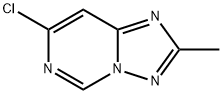 7-氯-2-甲基-[1,2,4]三唑并[1,5-C]嘧啶 结构式