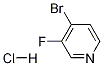 3-氟-4-溴吡啶盐酸盐 结构式