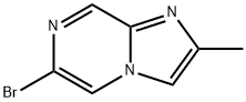 6-溴-2-甲基咪唑并[1,2-A]吡嗪 结构式