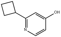 4-Pyridinol, 2-cyclobutyl- 结构式
