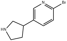 2-broMo-5-(pyrrolidin-3-yl)pyridine 结构式