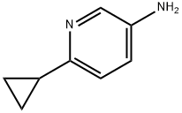 6-环丙基吡啶-3-胺 结构式