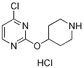 4-氯-2-(4-哌啶基氧基)嘧啶盐酸盐 结构式