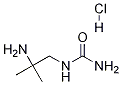 1-(2-氨基-2-甲基丙基)脲盐酸盐 结构式