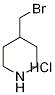 4-(溴甲基)哌啶盐酸盐 结构式