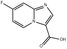 7-氯咪唑并[1,2-A]吡啶-3-羧酸 结构式