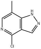 4-氯-7-甲基-1H-吡唑并[4,3-C]吡啶 结构式
