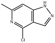 4-CHLORO-6-METHYL-1H-PYRAZOLO[4,3-C]PYRIDINE 结构式