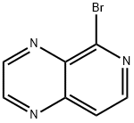 5-溴吡啶并[3,4-B]吡嗪 结构式