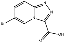 6-溴-[1,2,4]三唑并[4,3-A]吡啶-3-甲酸 结构式