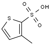 3-甲基-2-噻吩磺酸 结构式