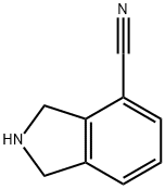 异二氢吲哚-4-甲腈 结构式