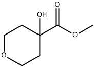 四氢-4-羟基-2H-吡喃-4-甲酸甲酯 结构式