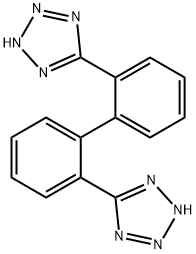 2,2’-Bistetrazole-1,1’-bisphenyl (Losartan Impurity ) 结构式