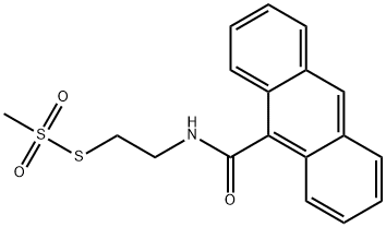 9-Carboxyanthracene MTSEA Amide 结构式