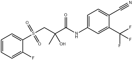 2-氟-4-去氟比卡鲁胺 结构式