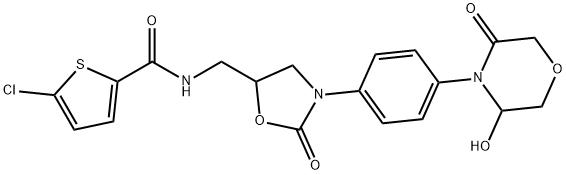 3-羟基利伐沙班 结构式