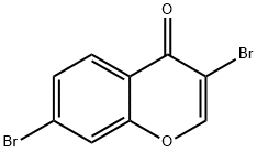 3,7-DIBROMOCHROMONE 结构式