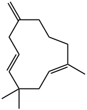 BETA-律草烯 结构式