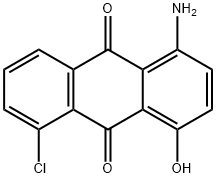 1-amino-5-chloro-4-hydroxyanthraquinone 结构式