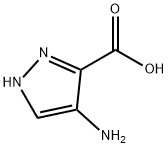 4-氨基吡唑-3-羧酸 结构式