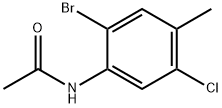 N-ACETYL 2-BROMO-5-CHLORO-4-METHYLANILINE 结构式