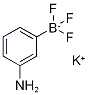 3-氨基苯基三氟硼酸钾 结构式