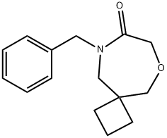 9-苄基-6-氧杂-9-氮杂螺[3.6]癸-8-酮 结构式